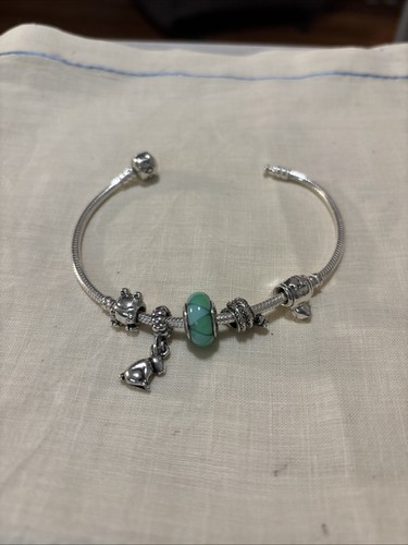 Pandora bracelet with - bracelet, charms