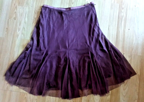 Noa damson tulle net - tulle, full