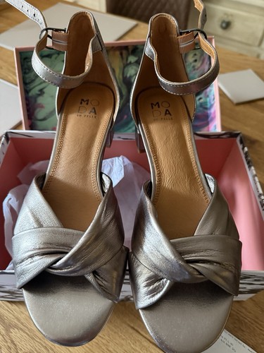 Moda pelle macadamia pewter - pelle,