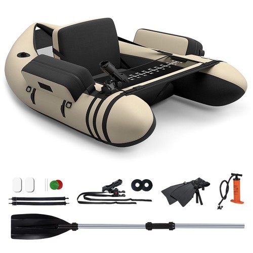 Inflatable fishing float tube - float,