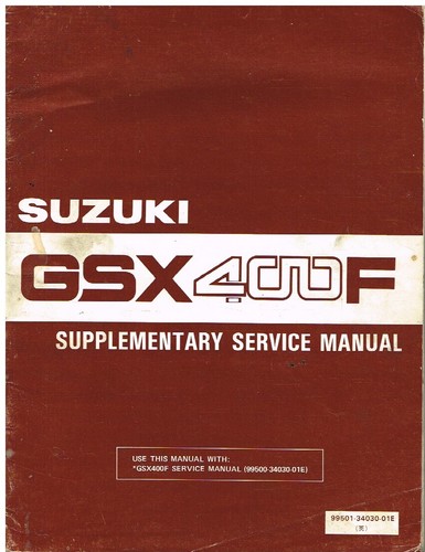 Suzuki gsx400f original 1982 - suzuki,