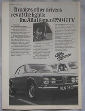 1968 Alfa Romeo 1750 GTV Original advert