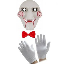 SCARY CLOWN PUPPET COSTUME ACCESSORY SET Halloween Horror Fancy Dress Unisex UK