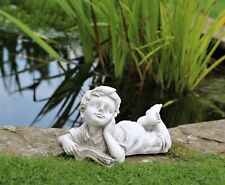 Garden Ornaments Large LYING BOY Statues Home Decor & Sculpture Gift Set