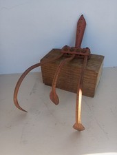 Vintage Cultivator/Hoe Head-  3 Tines--FREEPOST