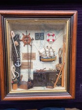 Nautical Diorama Framed Wall