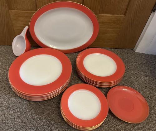 Vtg 1950 pyrex flamingo - 1950's,