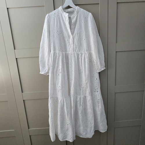 Zara broderie anglaise white - zara,