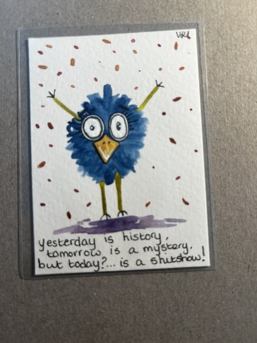 Original ooak aceo watercolour - aceo,