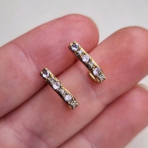 9ct yellow gold tanzanite - 9ct,