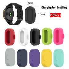 10Pcs Dust Plug Caps Cover Charger Port for Garmin Fenix 7/7X/forerunner/Venu 2S