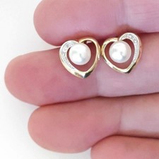 Gold Diamond Earrings 9ct