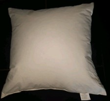 Three Duck Feather (100%) Cushion Insert Cotton cover with fire saftey label