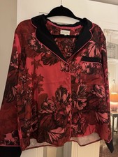 Ted Baker Tawnya Floral Shirt And Shorts Pyjama Set  Size 12 New