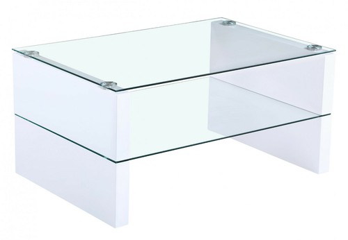 Coffee table clear - coffee, glass