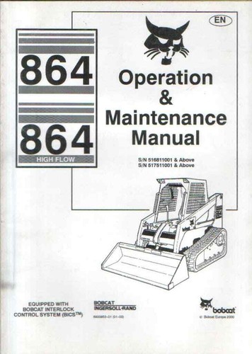 Bobcat skid steer loader - skid, 864