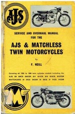 AJS G9 G11 G12 & MATCHLESS 20 30 31 (INCL CS CSR) 1955-65 OWNERS REPAIR HANDBOOK