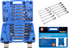 12 Pce Flexible Metric Ratchet
