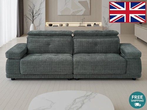 Modern dark gray floating - floating, sofa