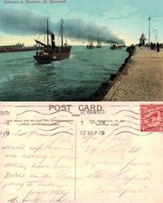 Vintage Postcard - Entrance to
