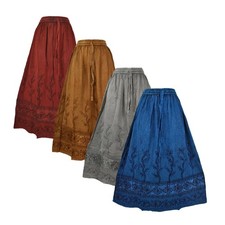 Embroidered Viscose Skirt Fair