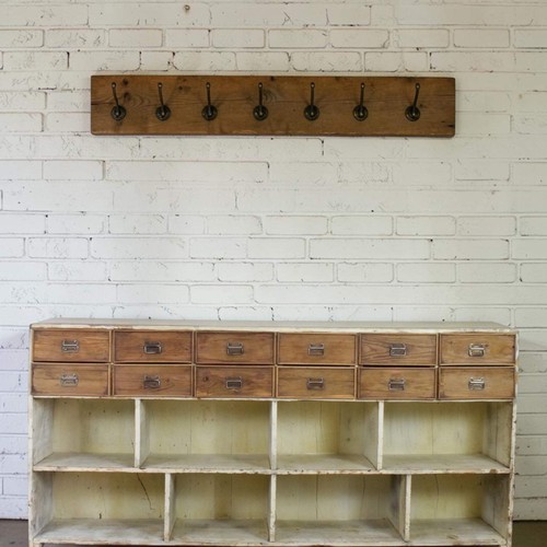 Large pine drawers sideboard - large,