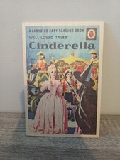 Wooden Postcard 6x4in Depicting The Ladybird Cinderella Well Loved Tales Book