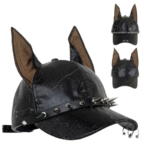 Punk doberman dog - doberman, ears