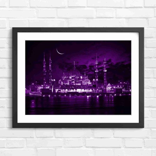 Malaysia mosque night lights - malaysia,