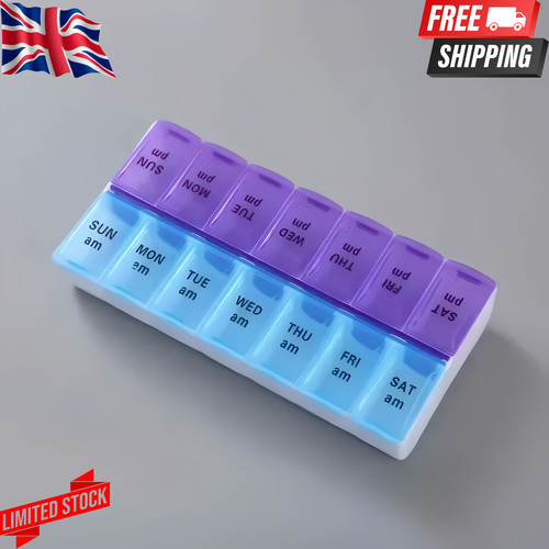 Weekly pill organiser box - weekly,