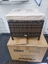 Outsunny Rattan Footstool