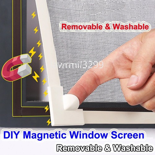 Magnetic window insect screen - window,