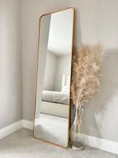 Modern Tall Metal Frame Mirror