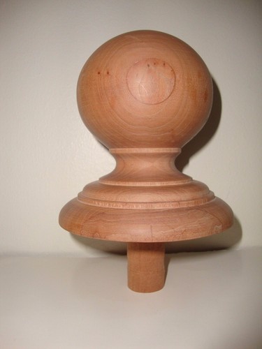 Wood finial unfinished for - unfinished,