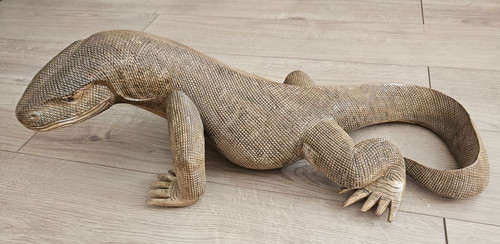 Large handcarved wooden - handcarved,