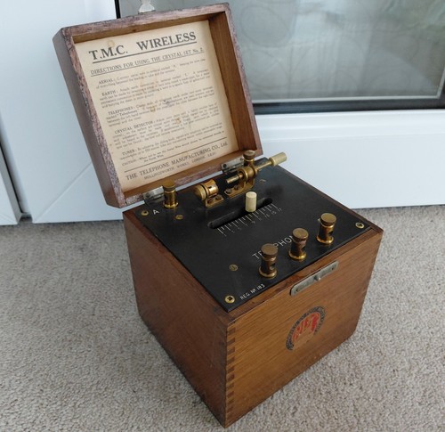 1920 tmc crystal set - 1920's,
