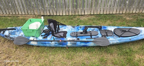 Kyak blue sit top fishing - kyak,