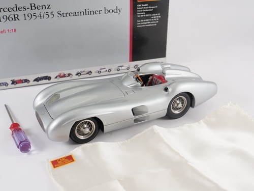 Cmc mercedes benz w196r - 1/18, mercedes-benz
