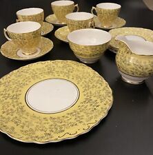 Crown regent Bone China Tea Set 22kt Gold