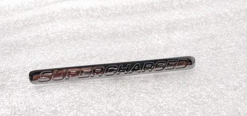 Emblem supercharged badge - emblem,