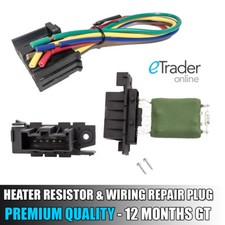 FIAT GRANDE PUNTO HEATER RESISTER WIRING LOOM REPAIR PLUG & RESISTOR