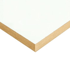 White melamine board - white,