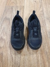 Kids Unisex Black Leather