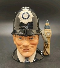 Vintage Royal Doulton 4" small Character Jug D6762 The London Bobby