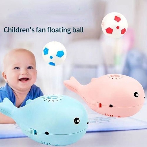 Cartoon whale floating ball - whale,