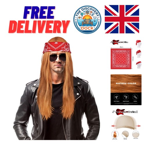 Statement 1980s rockstar wig - statement,