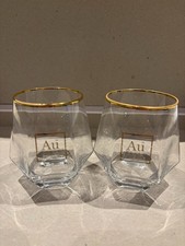 AU Vodka Gold Rimmed Hexagon