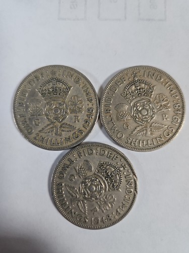 Shillings 1948 coins - 3,