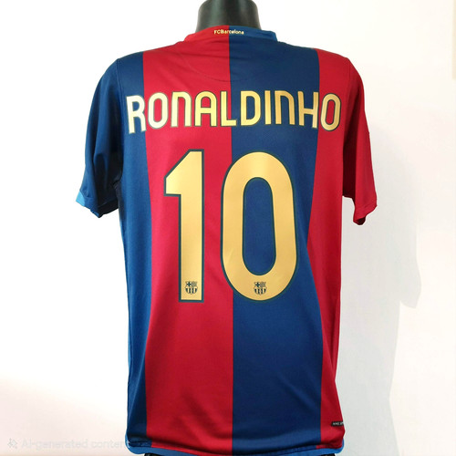 Ronaldinho barcelona shirt - 10,