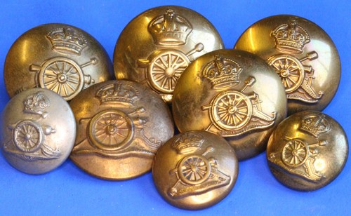Ww2 brass buttons royal - brass,